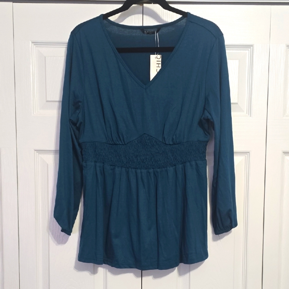 🆕️ Bloomchic Teal Women's Top